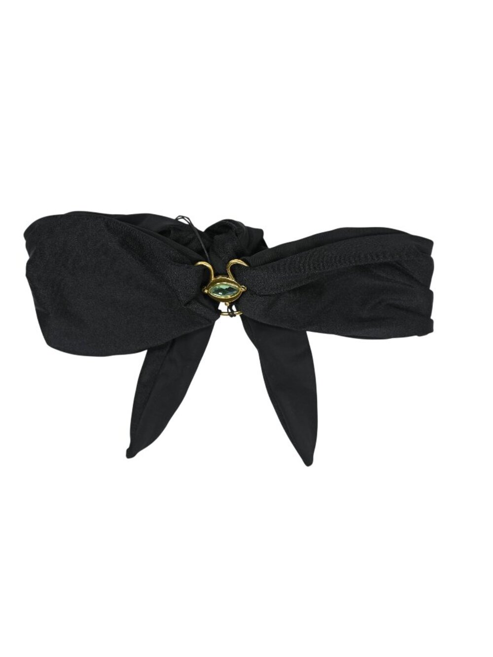 VDM The Label Bailey Pearl Reversible Bikini Top in Black